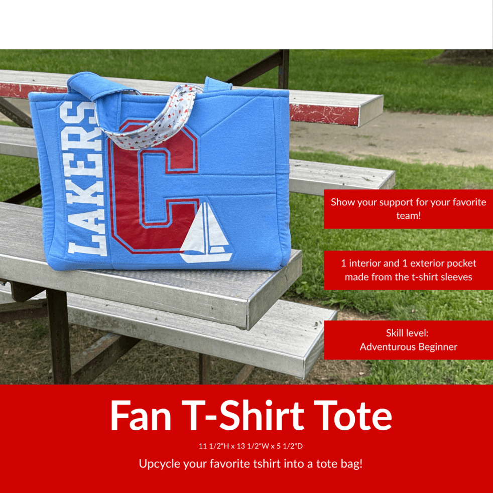 Pattern cover of Fan T-shirt Tote bag pattern